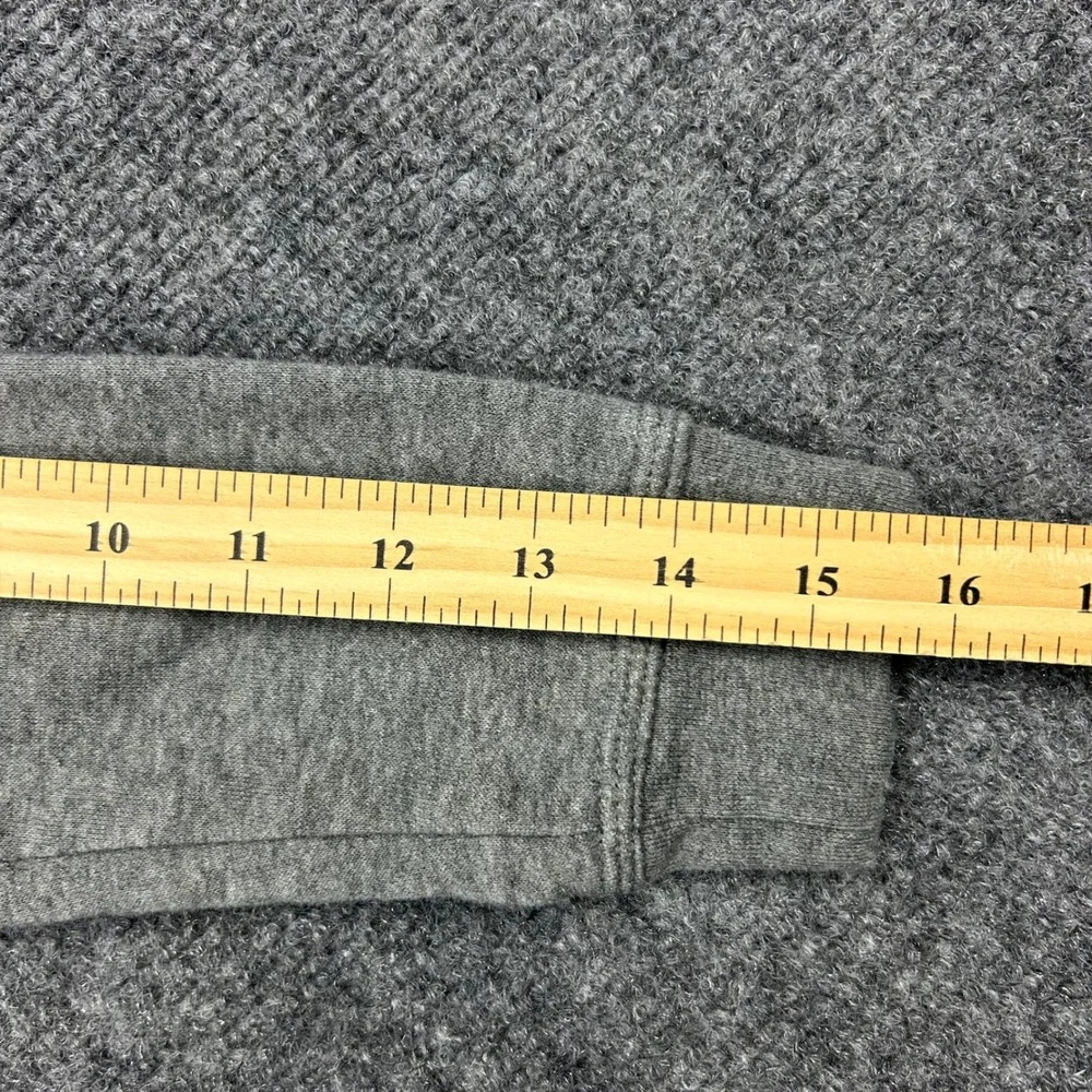 Nike Hoodie Kids‎ Size 6 Charcoal Grey Logo Pullover Fleece Sweatshirt